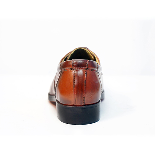 Cap toe Derby leather Brown Vico - Image 5