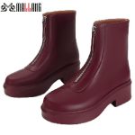 Mallang CloudStep Zip Boots (Burgundy)